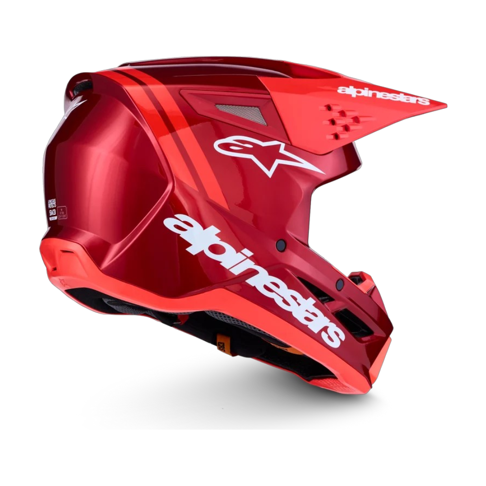CASCO ALPINESTARS SM3 RADIUM HELMET ECE06/DOT ROJO MATE/ROJO FLÚOR/BLANCO - Imagen 5