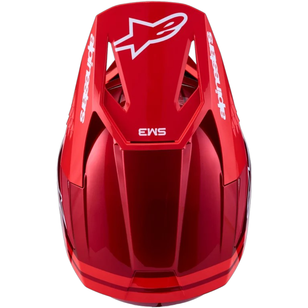 CASCO ALPINESTARS SM3 RADIUM HELMET ECE06/DOT ROJO MATE/ROJO FLÚOR/BLANCO - Imagen 4