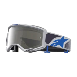 ANTIPARRA ALPINESTARS ESPEJADA VISION 5 DRAG AZUL CLARO/PLATA