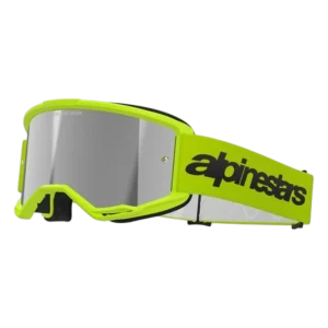 ANTIPARRA ALPINESTARS ESPEJADA VISION 3 WORDMARK AMARILLO FLUOR/PLATA