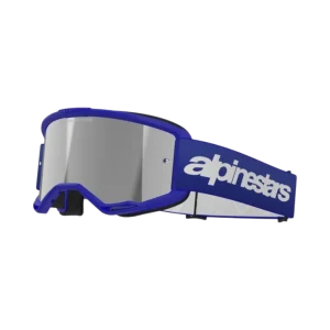 ANTIPARRA ALPINESTARS ESPEJADA VISION 3 WORDMARK AZUL/PLATA