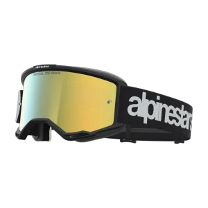 ANTIPARRA ALPINESTARS ESPEJADA VISION 5 HONE NEGRO/BLANCO/DORADO