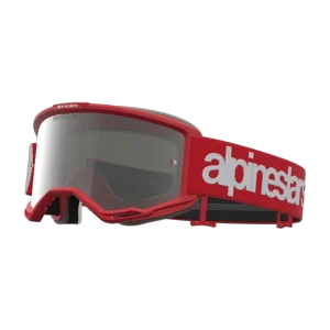 ANTIPARRA ALPINESTARS ESPEJADA VISION 5 HONE ROJO/BLANCO/PLATA