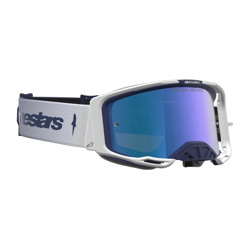 ANTIPARRA ALPINESTARS VISION 8 AMBER AZUL OSCURO/BLANCO/AZUL - Imagen 3