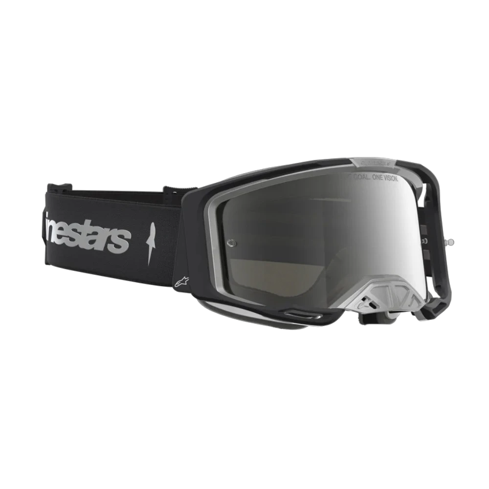 ANTIPARRA ALPINESTARS VISION 8 AMBER NEGRO/PLATA/PLATA - Imagen 3
