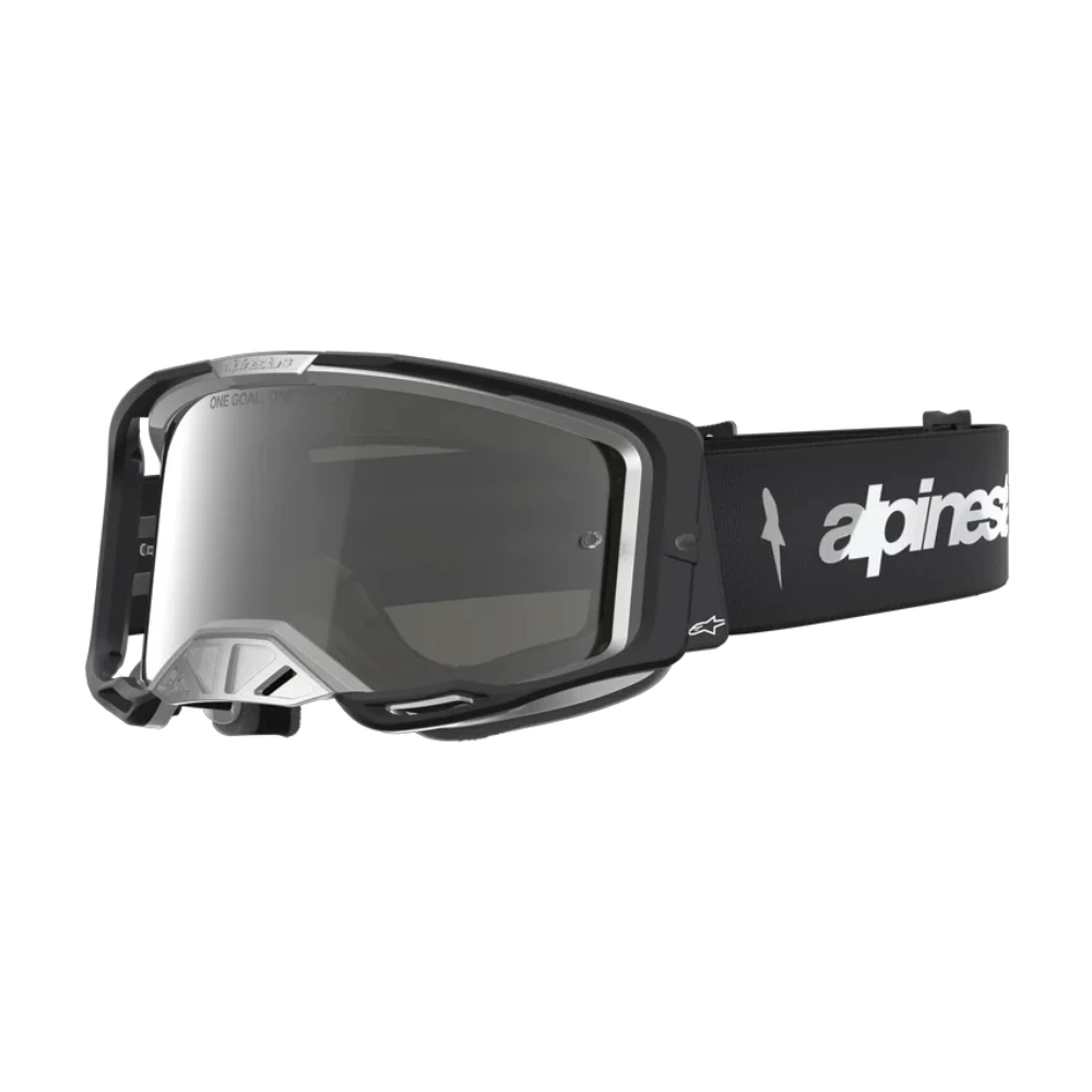 ANTIPARRA ALPINESTARS VISION 8 AMBER NEGRO/PLATA/PLATA