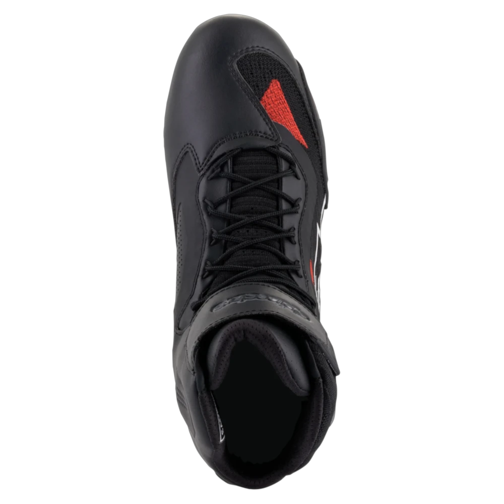 BOTA ALPINESTARS FASTER 3 RIDEKNIT NEGRO/GRIS/ROJO BRILLANTE - Imagen 3